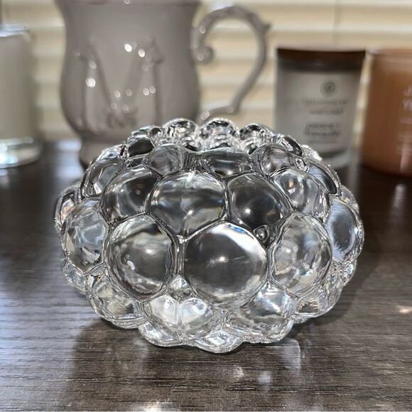 Orrefors Sweden Anne‎ Nilsson Crystal Rasberry Votive Candle Holder - Picture 8 of 8